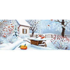 SI-598 (24*55) Зимний сад. Схема для вышивки бисером СвитАрт