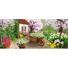 SI-599 Весенний сад. Схема для вышивки бисером СвитАрт