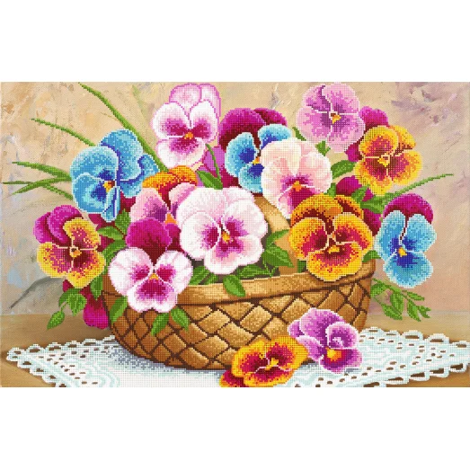 SI-610 (А2) Цветы. Схема для вышивки бисером СвитАрт