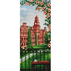 SI-669 (24*55) Весенний город. Схема для вышивки бисером СвитАрт