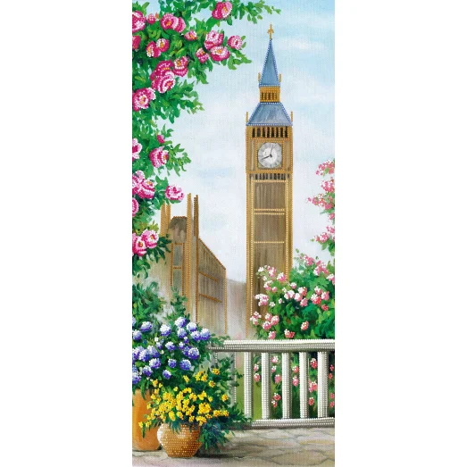 SI-744(24*55) Биг-Бен. Схема для вышивки бисером СвитАрт