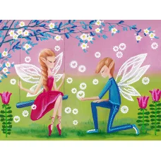 SI-757 (А4) Влюбленные феи. Схема для вышивки бисером СвитАрт