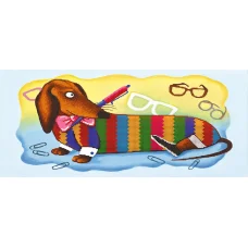 SI-780(24*55) Такса в свитере. Схема для вышивки бисером СвитАрт