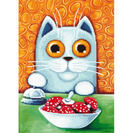 SI-804 (А3) Котик. Схема для вышивки бисером СвитАрт