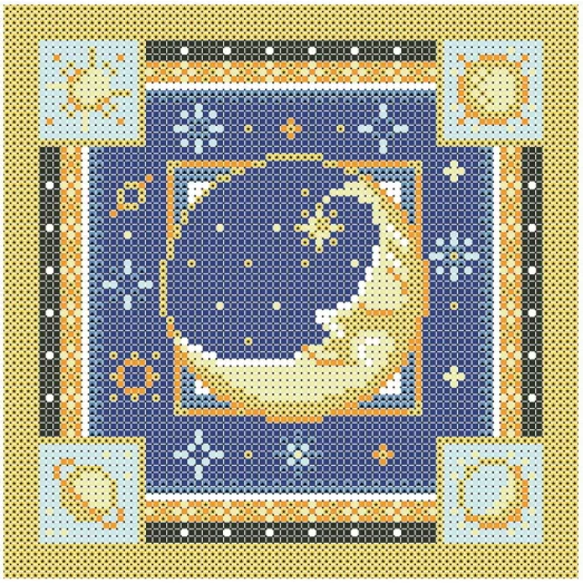 ФПК-5014 Сила ночных светил. Луна. Схема для вышивки бисером Феникс