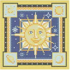 ФПК-5015 Сила ночных светил. Солнце. Схема для вышивки бисером Феникс 