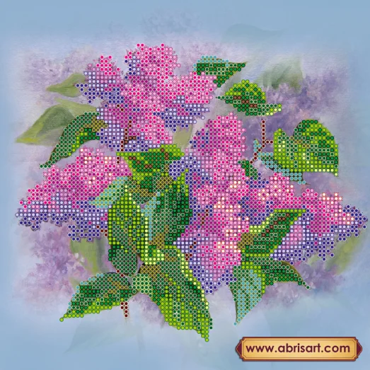 АС-434 Сиреневый туман. Схема на художественном холсте Абрис Арт