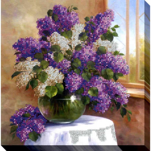 А-0169 Сирень. Набор для вышивки бисером ТМ Барвика