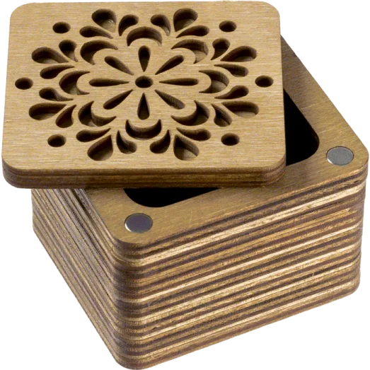 FLZB(N)-004 Шкатулка для рукоделия из фанеры Волшебная Страна