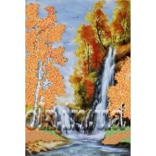 СКВ-107 Осенний водопад. Схема для вышивки бисером. Княгиня Ольга