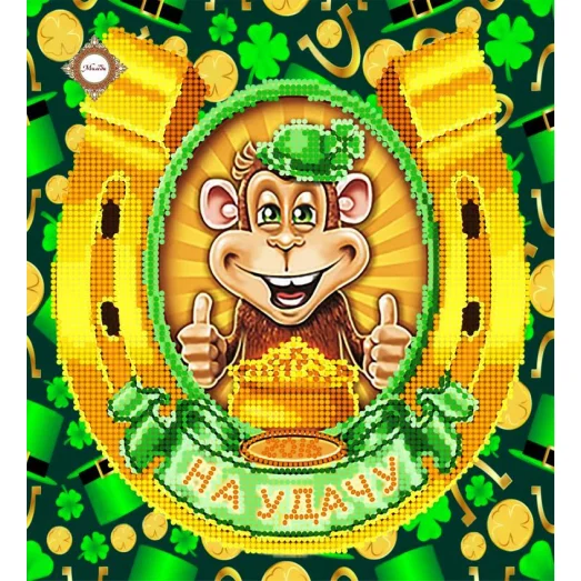 СЛ-4104 На удачу. Схема для вышивки бисером ТМ Миледи