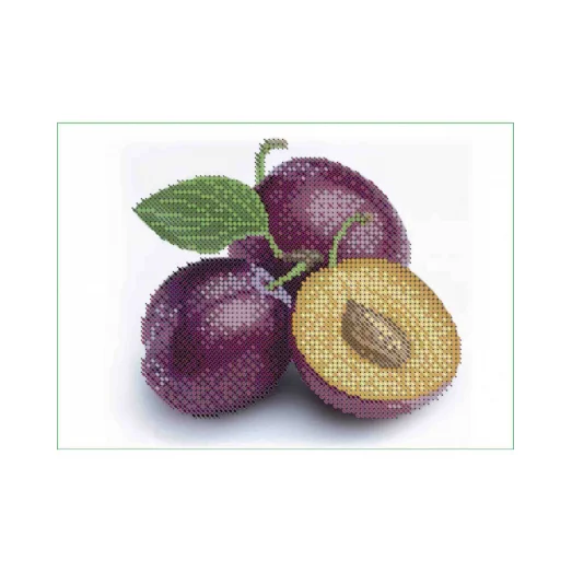 А5-Д-143 Сливы. Схема для вышивки бисером ТМ Acorns