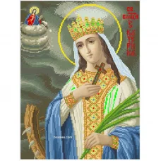 СМК-В (набор) Святая мученица Катерина (большая). Набор для вышивки бисером. БС Солес