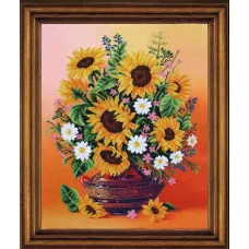 Б-187 Солнечное лето. Набор для вышивки бисером Магия канвы