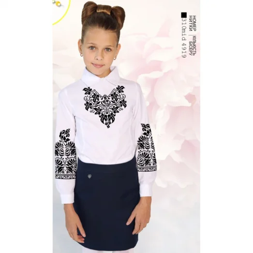 Sor112 Заготовка сорочки для девочки БисерАрт