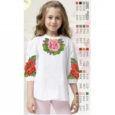 Sor34 Заготовка сорочки для девочки БисерАрт