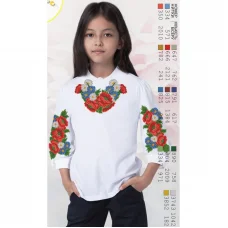 Sor4 Заготовка сорочки для девочки БисерАрт