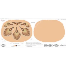 СТ-002 (1) Перышки. Заготовка для вышивки бисером. ТМ Тела Артис