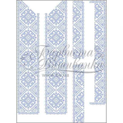 СЧ-027 Бисерная заготовка сорочка. Барвиста Вишиванка