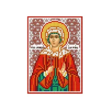 А6-И-083 Святая мученица Алевтина. Схема для вышивки бисером ТМ Acorns