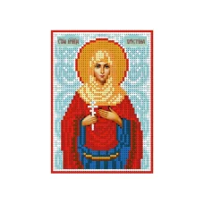 А6-И-126 Святая мученица Христина. Схема для вышивки бисером ТМ Acorns