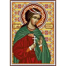 А5-И-079 Святая мученица Кристина. Схема для вышивки бисером ТМ Acorns