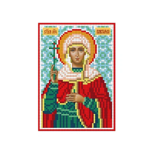 А6-И-080 Святая мученица Виктория. Схема для вышивки бисером ТМ Acorns