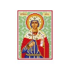 А6-И-096 Святая преподобная Зоя. Схема для вышивки бисером ТМ Acorns