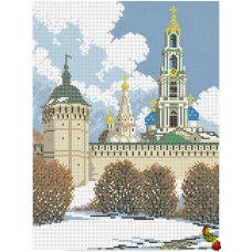 ФПК-3015 Свято-Троицкая Сергиева Лавра. Схема для вышивки бисером Феникс
