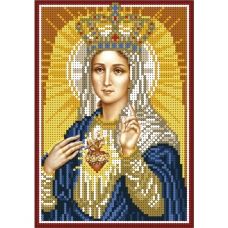 А5-И-254 Святое Сердце Марии. Схема для вышивки бисером ТМ Acorns