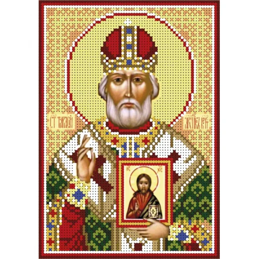 А5-И-202 Святой архиепископ Тарасий. Схема для вышивки бисером ТМ Acorns