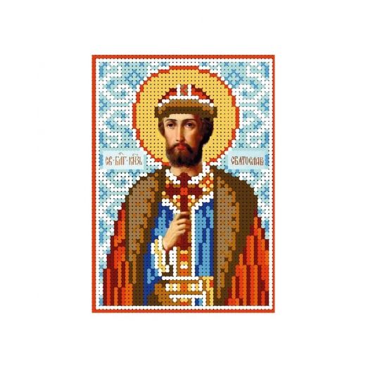 А6-И-061 Святой благоверный князь Святослав. Схема для вышивки бисером ТМ Acorns
