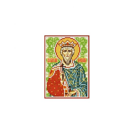А6-И-024 Святой благоверный князь Вячеслав. Схема для вышивки бисером ТМ Acorns
