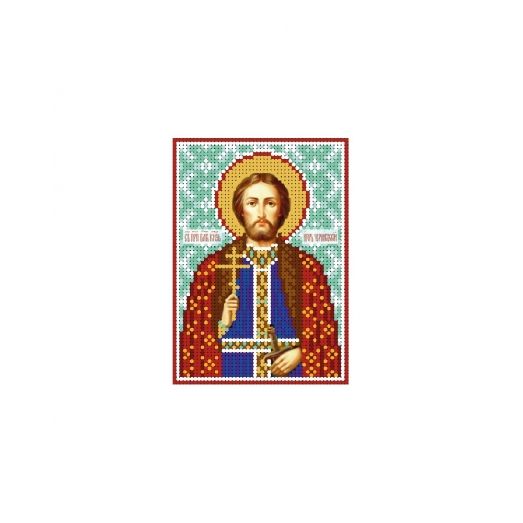 А6-И-036 Святой князь Игорь Черниговский. Схема для вышивки бисером ТМ Acorns