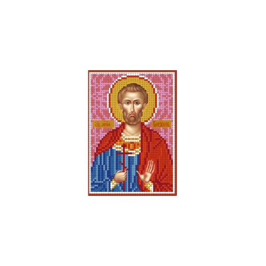 А6-И-018 Святой мученик Богдан. Схема для вышивки бисером ТМ Acorns