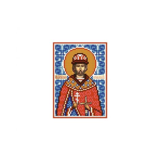 А6-И-040 Святой великомученик князь Юрий. Схема для вышивки бисером ТМ Acorns