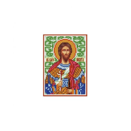 А6-И-050 Святой великомученик Никита. Схема для вышивки бисером ТМ Acorns