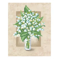 Т-0404 Ландыш. Схема для вышивки бисером. ТМ ВДВ