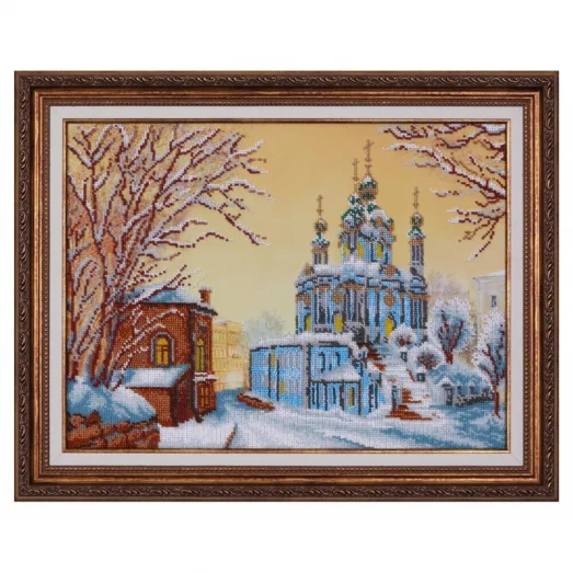 Т-0466 Андреевский спуск зимой. Схема для вышивки бисером. ТМ ВДВ