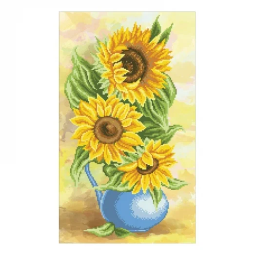 Т-0758 Подсолнухи. Схема для вышивки бисером. ТМ ВДВ