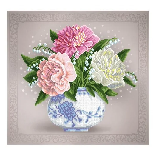 Т-0802 Цветочный этюд. Схема для вышивки бисером. ТМ ВДВ