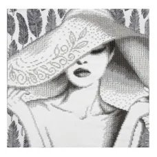 Т-0847 Леди в серебре. Схема для вышивки бисером. ТМ ВДВ