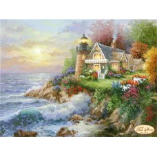 ТА-018 Домик мечты. Романтический маяк. Схема для вышивки бисером. Тела Артис