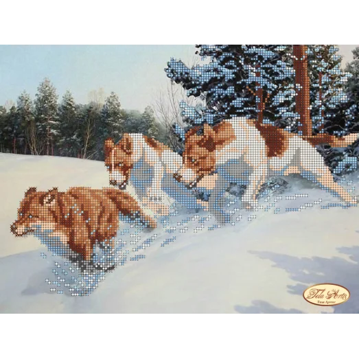 ТА-024 Погоня. Схема для вышивки бисером. Тела Артис