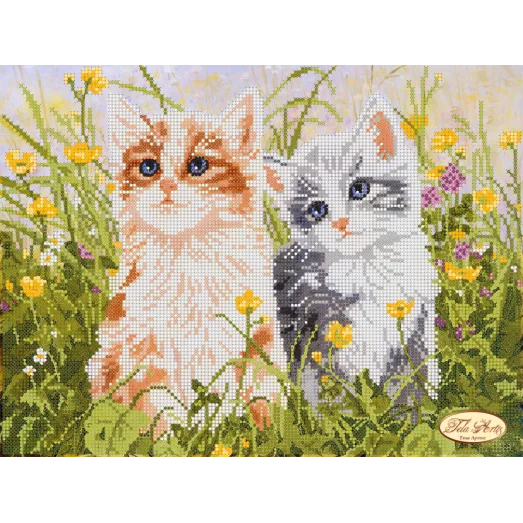ТА-025 Котята. Схема для вышивки бисером. Тела Артис