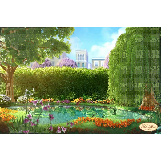 ТА-038 Райский уголок. Схема для вышивки бисером Тела Артис