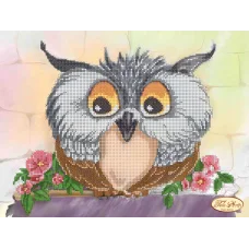 ТА-057 Веселый совенок. Схема для вышивки бисером Тела Артис