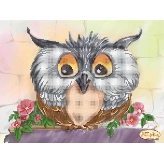 ТА-057 Веселый совенок. Схема для вышивки бисером Тела Артис