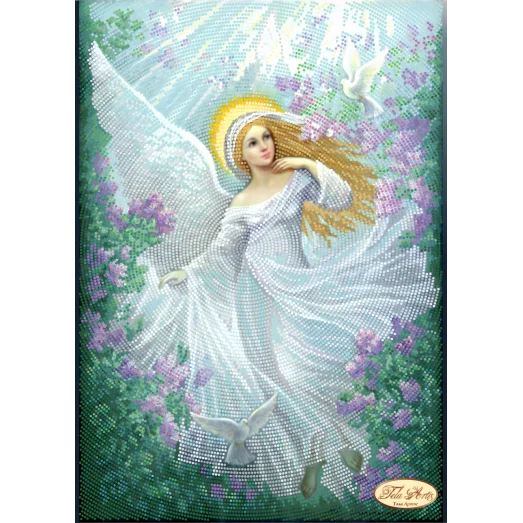 ТА-077 Нежный ангел. Схема для вышивки бисером Тела Артис