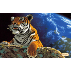 ТА-079 Амурский тигр. Спасем планету. Схема для вышивки бисером Тела Артис
